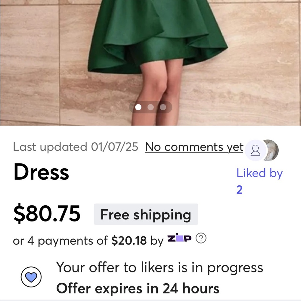 Beautiful party dress.